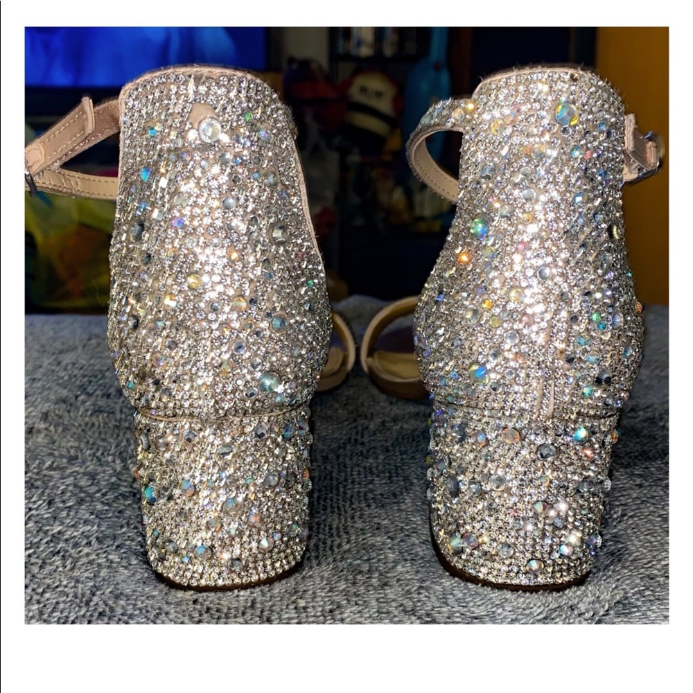 Betsy Johnson Rhinestone Heels - Picture 2 of 6